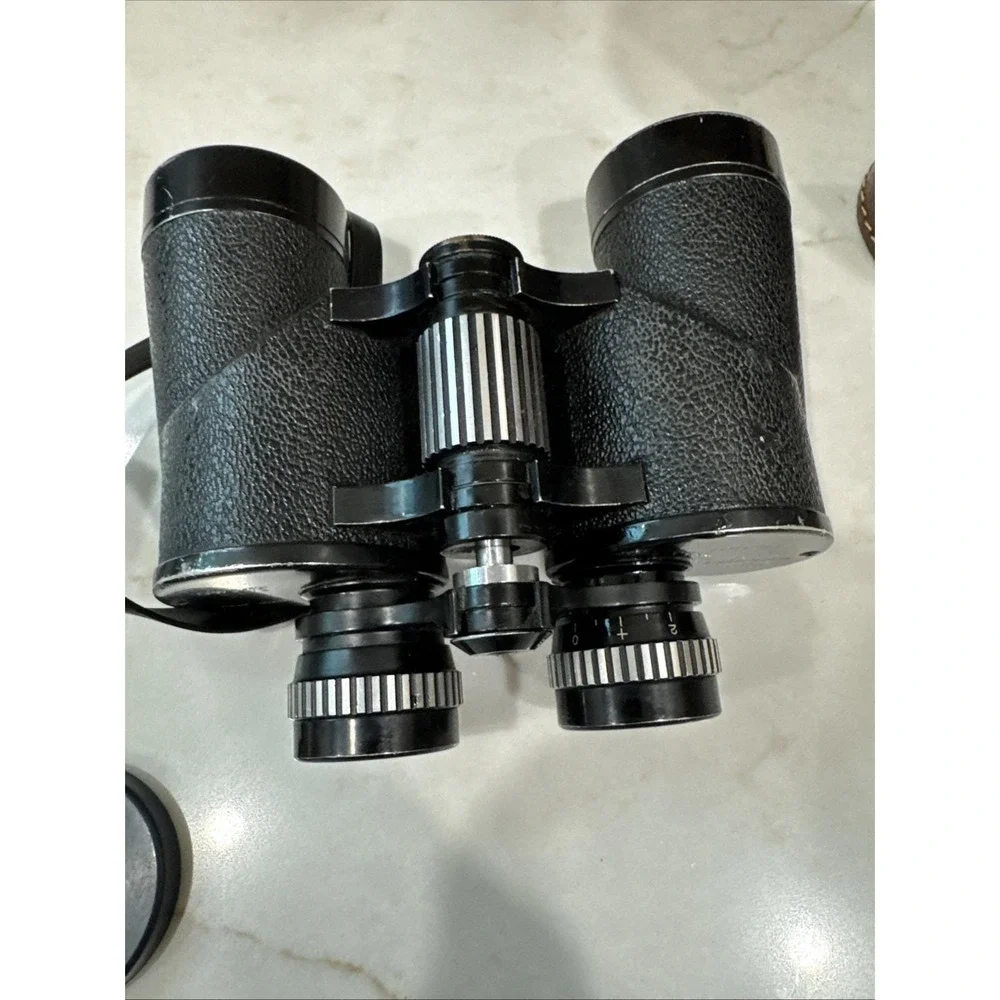 Vintage Swift Triton Japan Binoculars Model 748 w/ case 7x35 mm